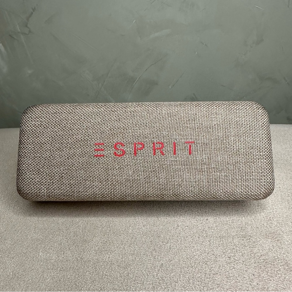 Esprit Hard Shell Protective Eyeglass Case Canvas Tan